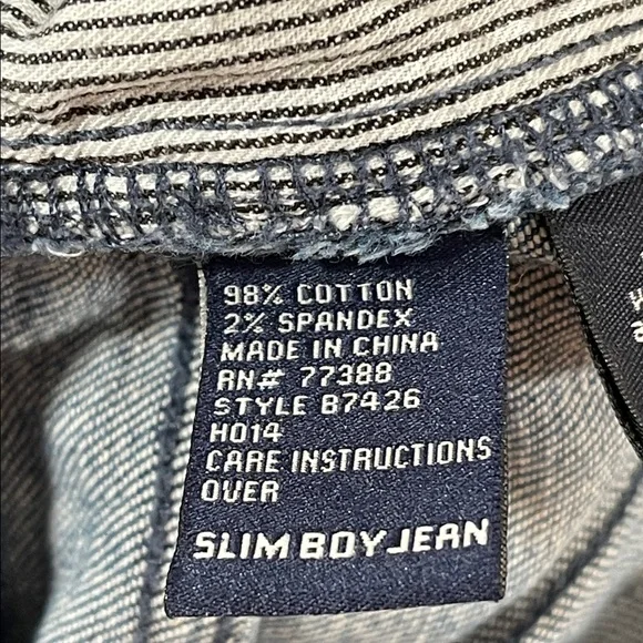 MADEWELL Women’s Size 24 Slim Boyjean Destressed Denim Jeans #B7426 - Picture 10 of 11